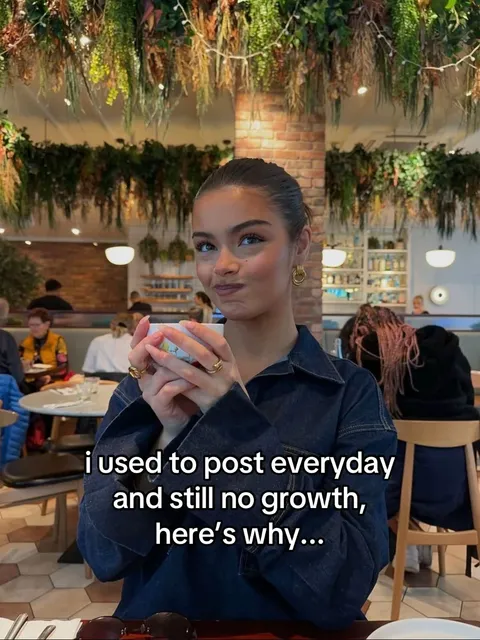 TikTok slideshow cover: Why posting every day might not lead to growth