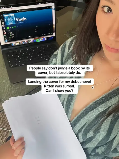 TikTok slideshow cover: Debut Novel Cover Reveal