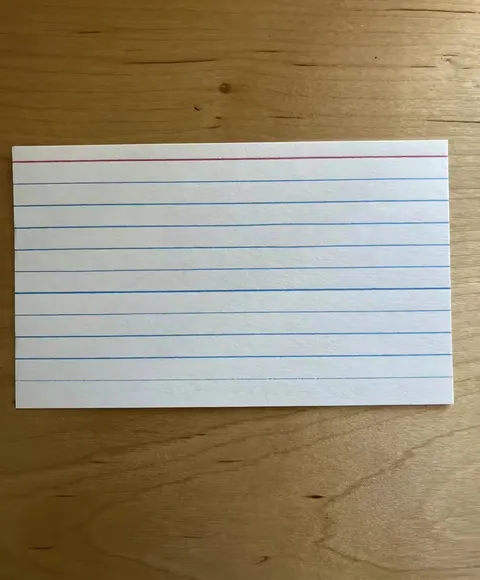 TikTok slideshow cover: Blank lined paper