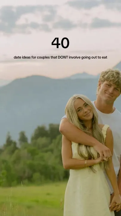 TikTok slideshow cover: 40 Date Ideas