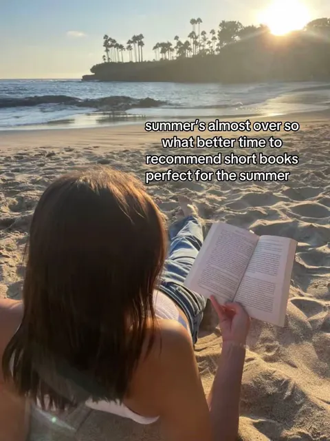 TikTok slideshow cover: Short books for summer