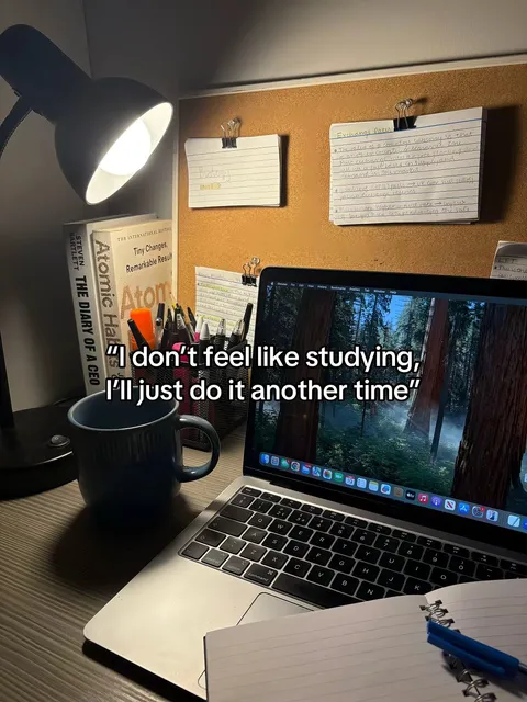 TikTok slideshow cover: Procrastination Quote