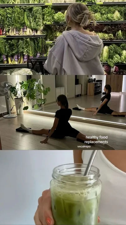 TikTok slideshow cover: Healthy Food Replacements