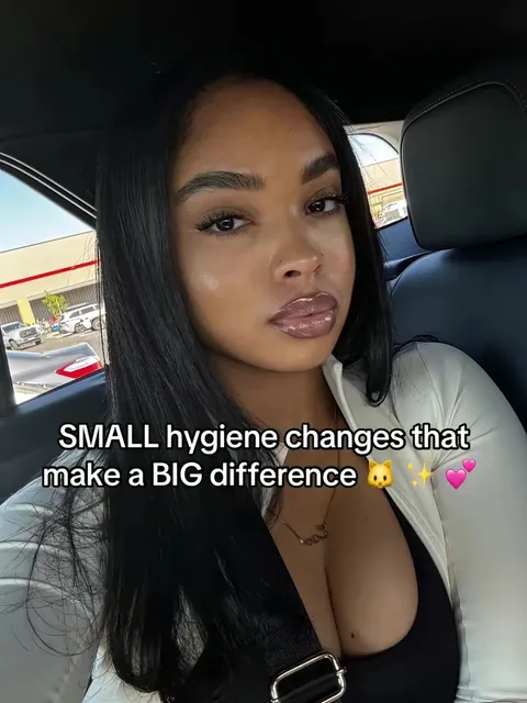 TikTok slideshow cover: SMALL hygiene changes that make a BIG difference