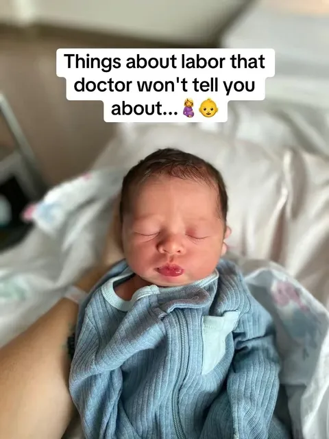 TikTok slideshow cover: Things about labor that doctor won't tell you about...