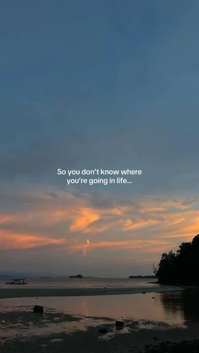 Portada del carrusel de TikTok: So you don't know where you're going in life...