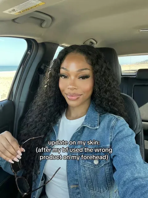 TikTok slideshow cover: Skin update after product error