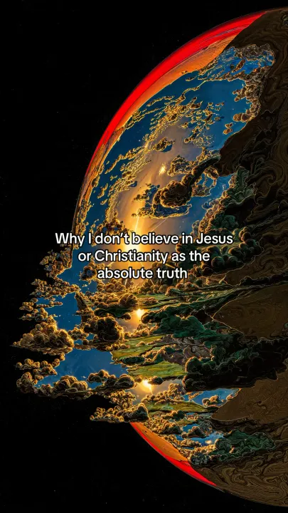 TikTok slideshow cover: Why I don't believe in Jesus or Christianity as the absolute truth