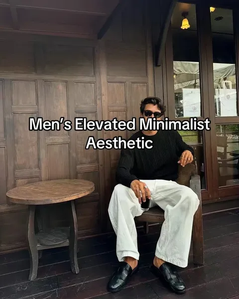 TikTok slideshow cover: Men's Elevated Minimalist Aesthetic
