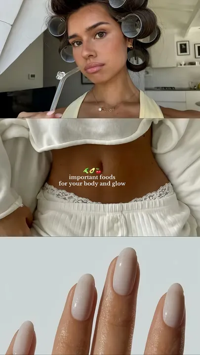 TikTok slideshow cover: Foods for Body and Glow
