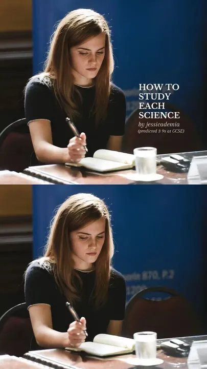 TikTok slideshow cover: How to study each science