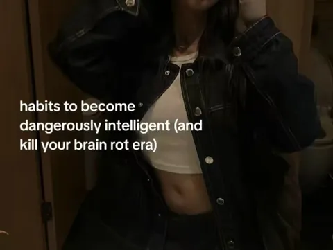 Original slideshow: habits to become dangerously intelligent (and kill your brain rot era)
