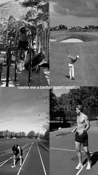 TikTok slideshow cover: name me a better sport ratation