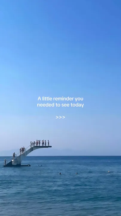 Portada del carrusel de TikTok: A little reminder you needed to see today