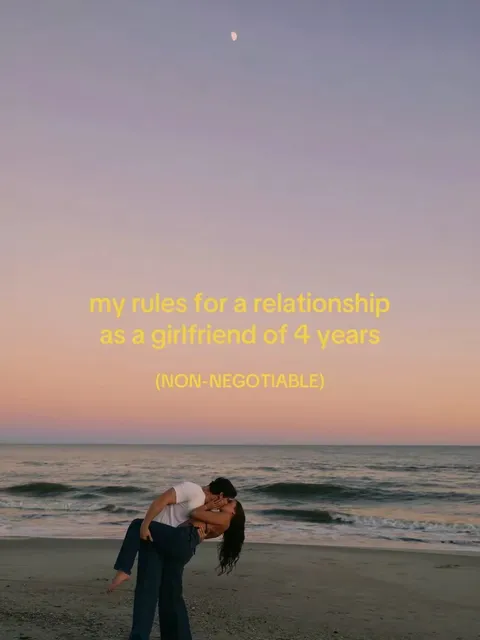 TikTok slideshow cover: Relationship rules