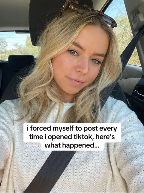 Original slideshow: TikTok Posting Experiment