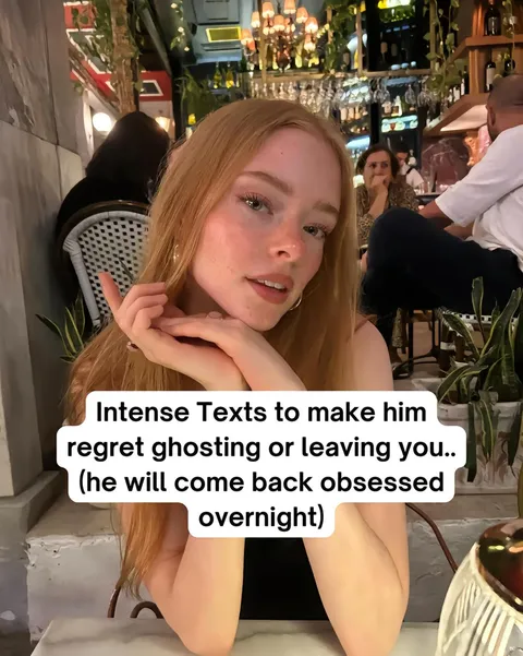 TikTok slideshow cover: Intense Texts to Make Him Regret