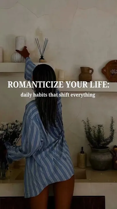 TikTok slideshow cover: Romanticize Your Life