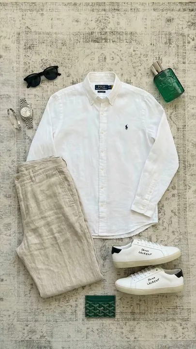 TikTok slideshow cover: Men's Outfit Flat Lay