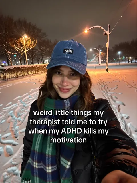 TikTok slideshow cover: ADHD Motivation Tips