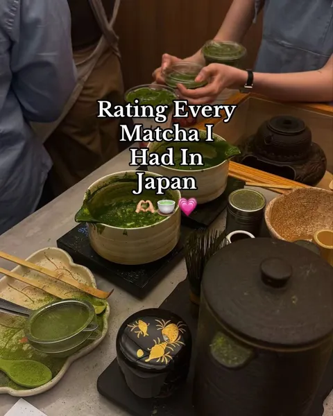 TikTok slideshow cover: Rating Every Matcha I Had In Japan